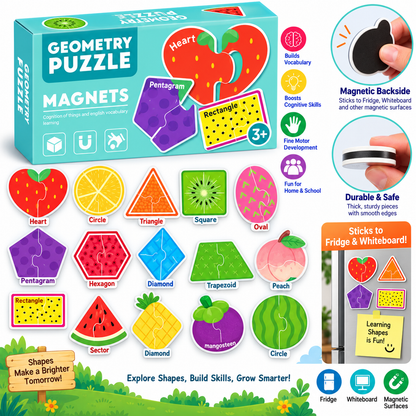 Geometry Magnetic Puzzles Playkit