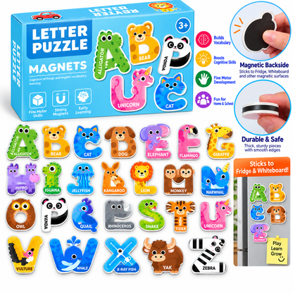 Capital Letters Magnetic Puzzles Playkit