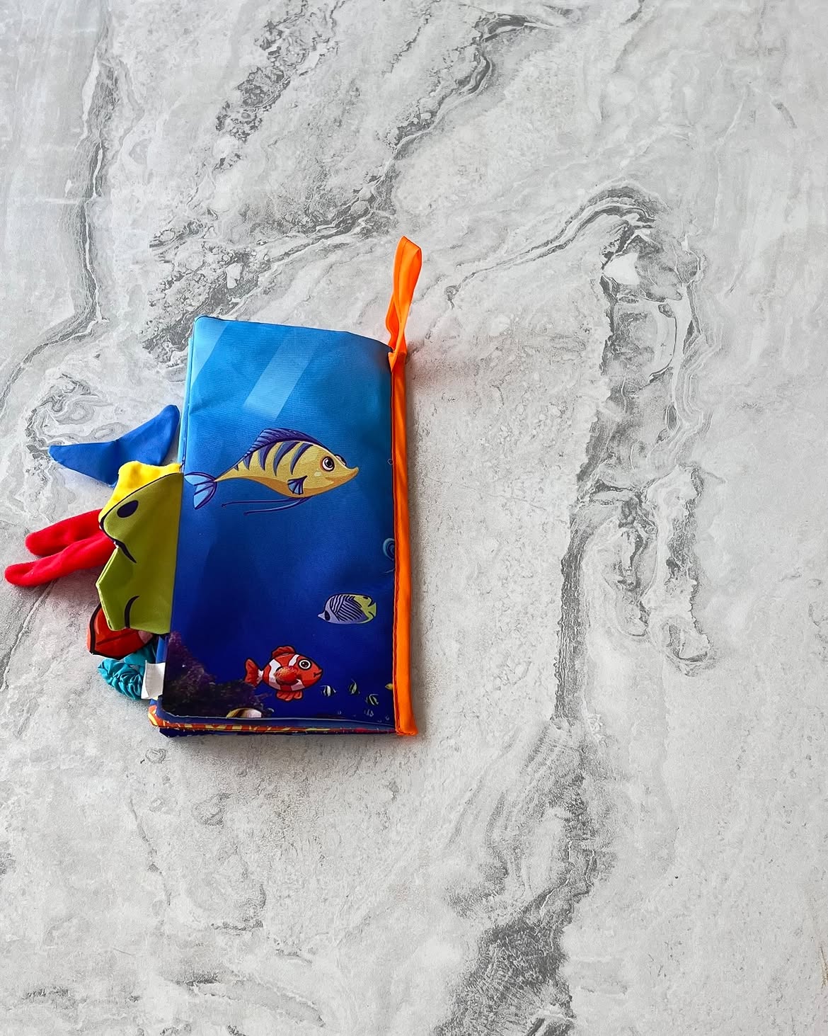 Ocean World- Soft Crinkle Cloth Book for Babies