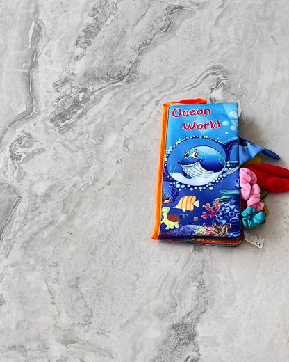 Ocean World- Soft Crinkle Cloth Book for Babies