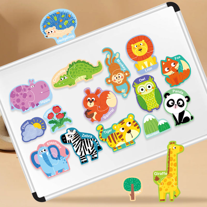Animals Magnetic Puzzles Playkit