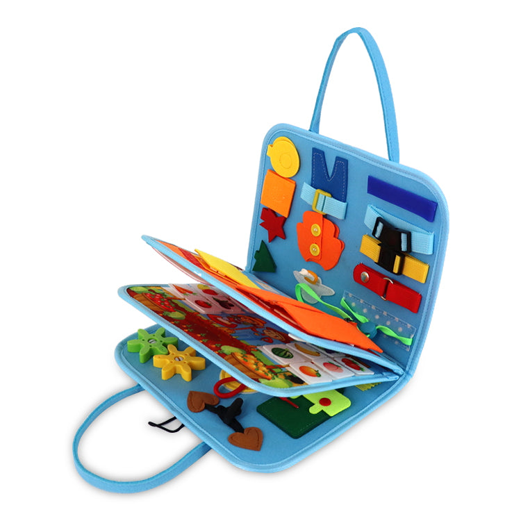 DIY Busy Sensory Montessori Learning Book