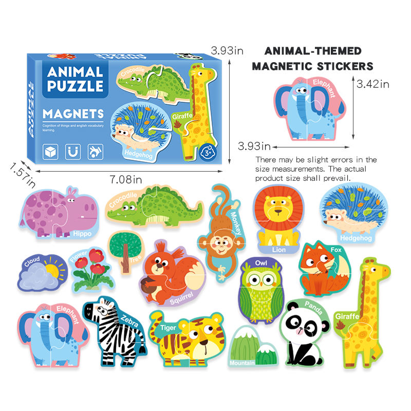 Animals Magnetic Puzzles Playkit