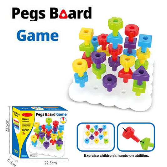 Pegs Board Game: 26 pc