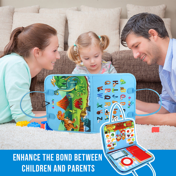 DIY Busy Sensory Montessori Learning Book