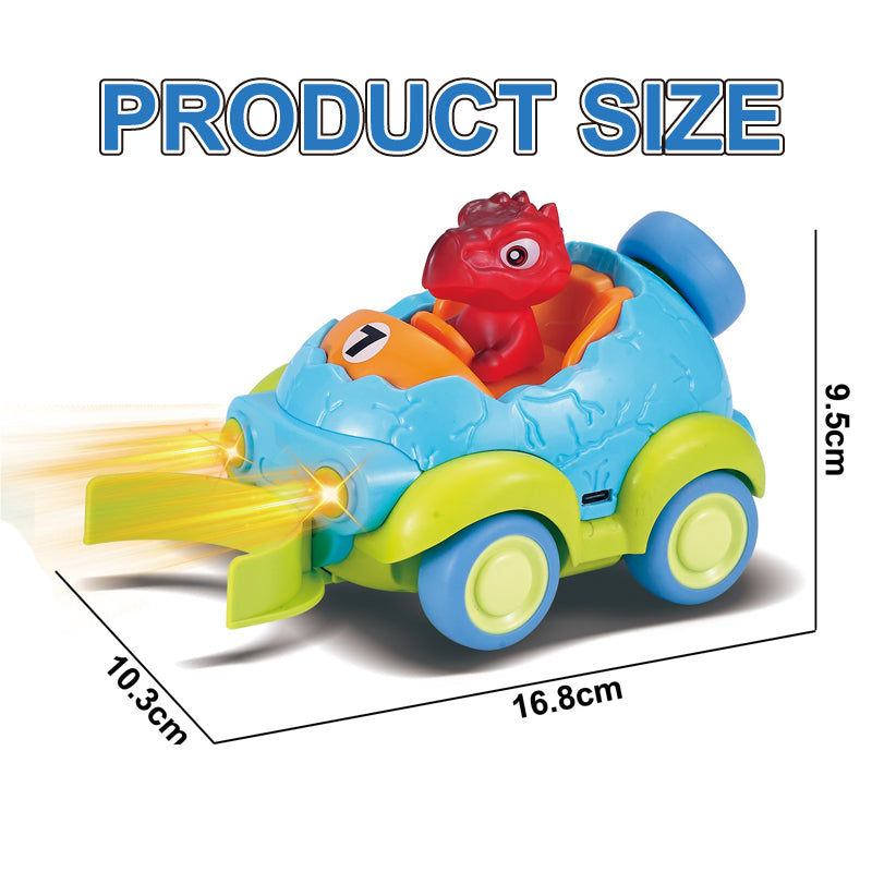 Remote Control RC Mini Dino Cartoon Football Car Toys for Kids