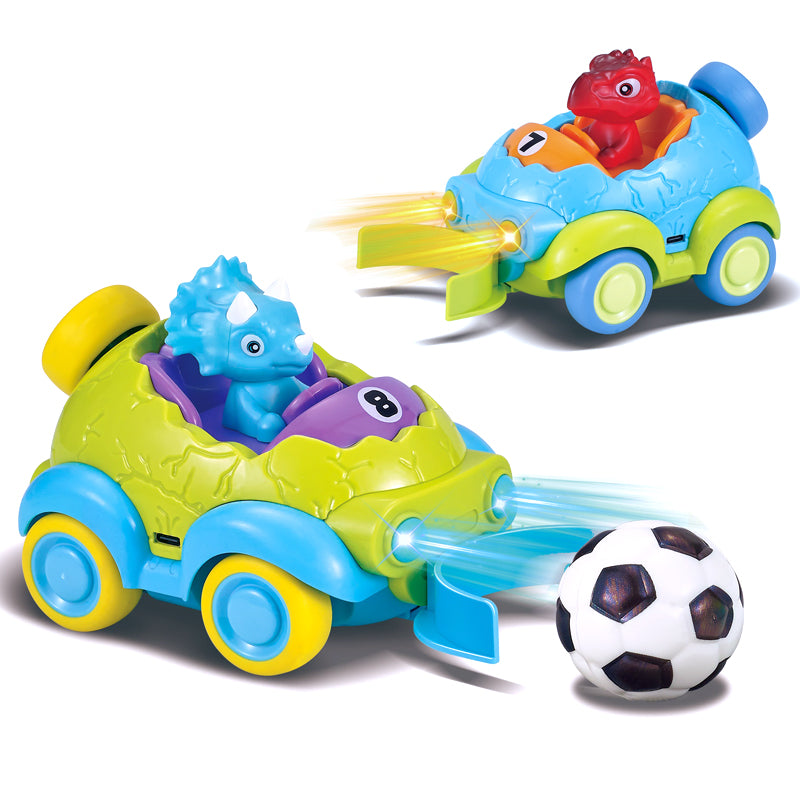 Remote Control RC Mini Dino Cartoon Football Car Toys for Kids