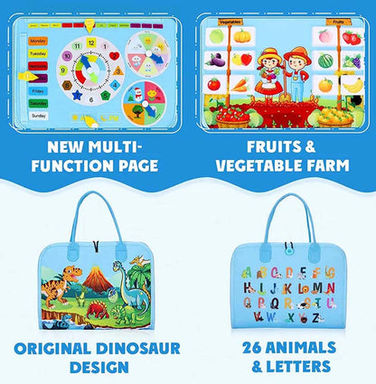 DIY Busy Sensory Montessori Learning Book
