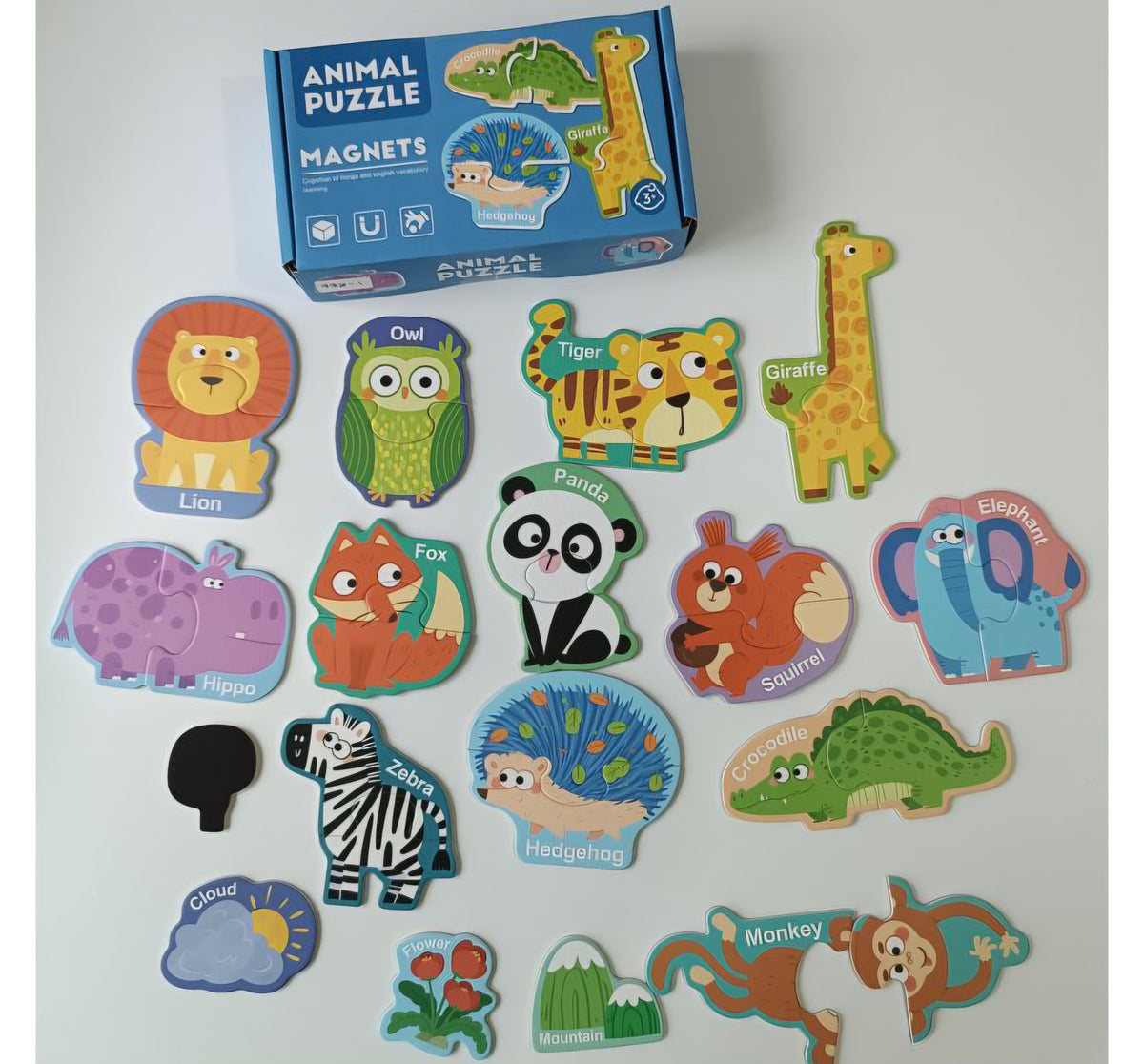 Animals Magnetic Puzzles Playkit