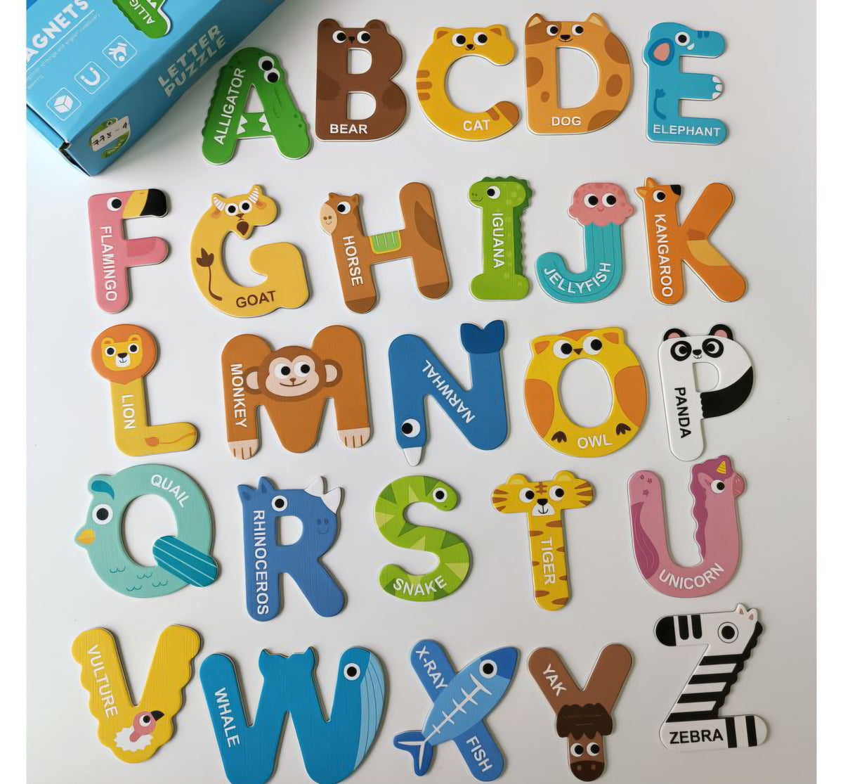 Capital Letters Magnetic Puzzles Playkit