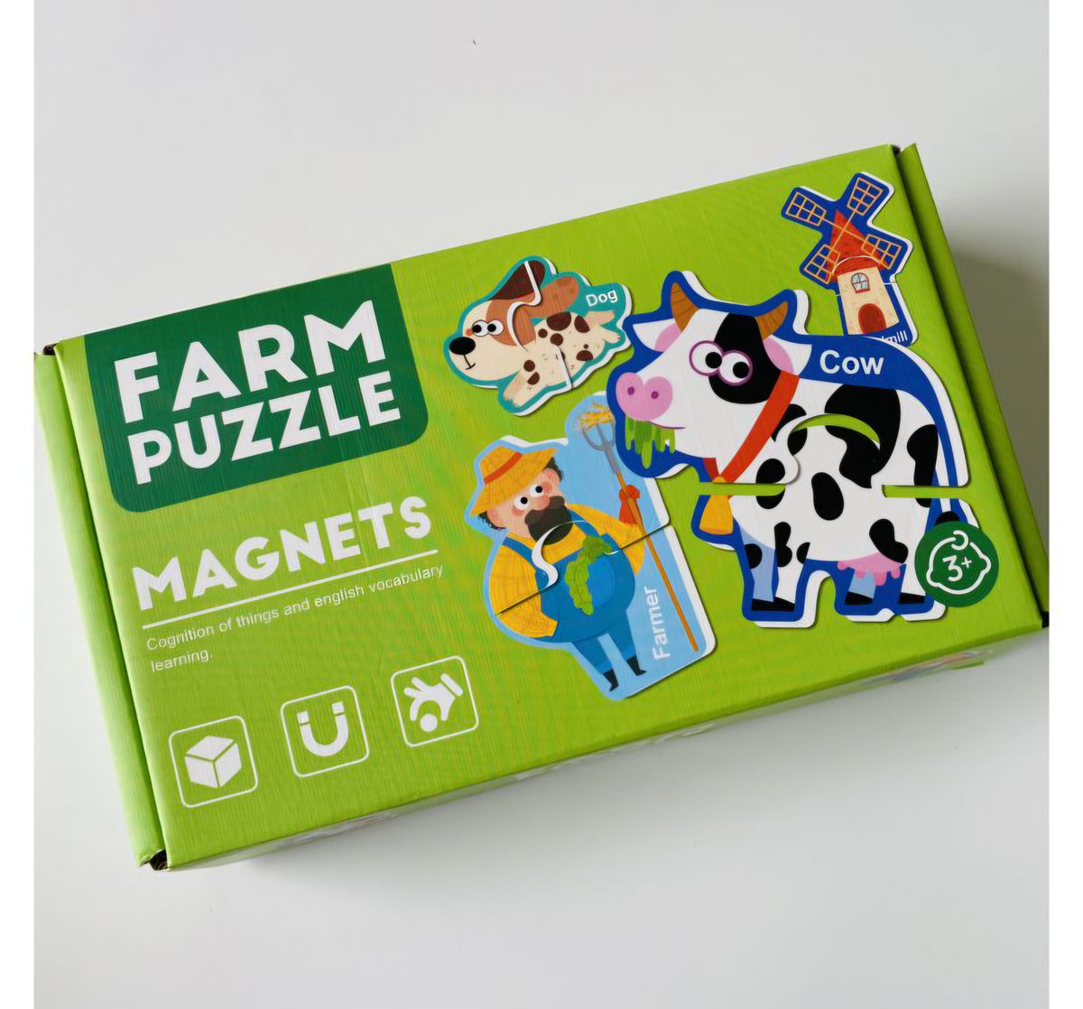 Farm Animals Magnetic Puzzles Playkit
