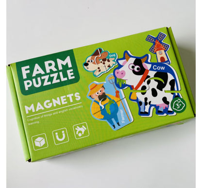Farm Animals Magnetic Puzzles Playkit