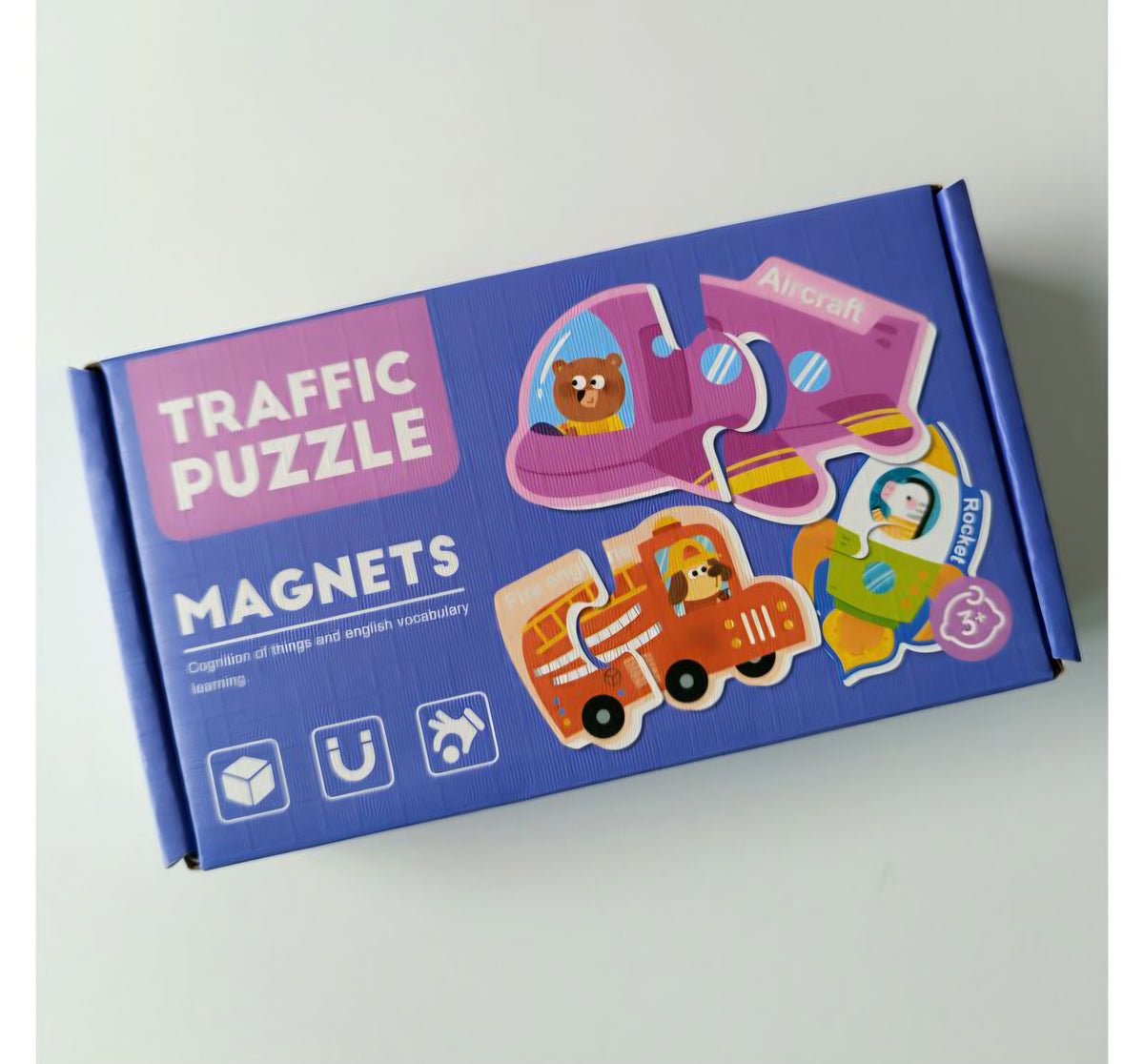 Traffic Magnetic Puzzles Playkit