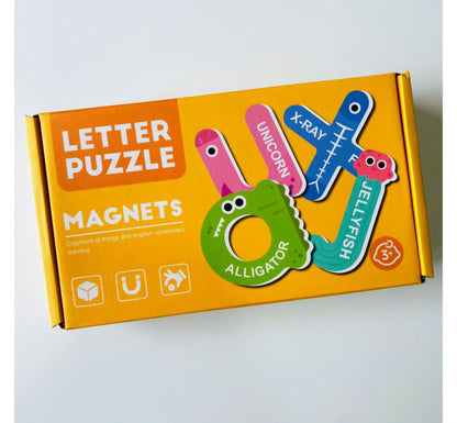 Small Letters Magnetic Puzzles Playkit