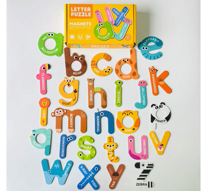 Small Letters Magnetic Puzzles Playkit