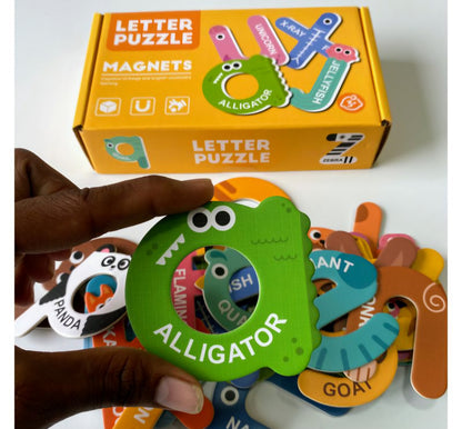 Small Letters Magnetic Puzzles Playkit
