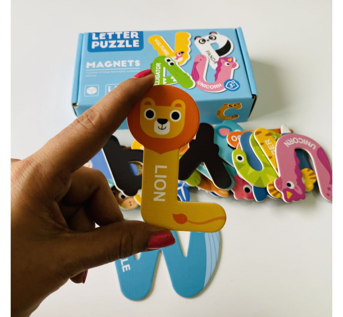 Capital Letters Magnetic Puzzles Playkit