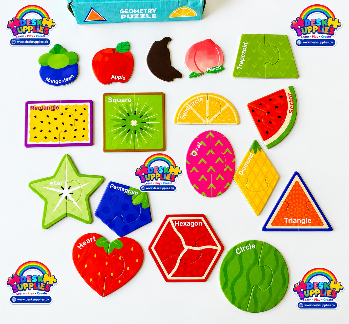 Geometry Magnetic Puzzles Playkit