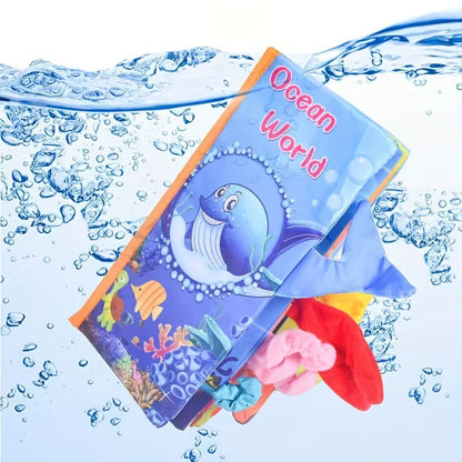 Ocean World- Soft Crinkle Cloth Book for Babies