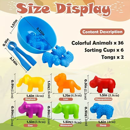 Animals Color Classification Counters