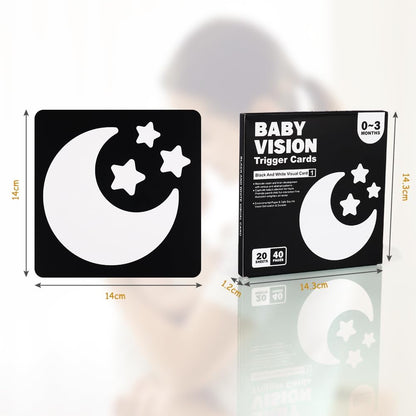 Black And White Flashcards – High-Quality Visual Stimuli for Early Learning And Development