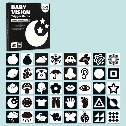Black And White Flashcards – High-Quality Visual Stimuli for Early Learning And Development