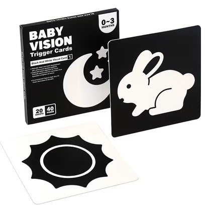 Black And White Flashcards – High-Quality Visual Stimuli for Early Learning And Development