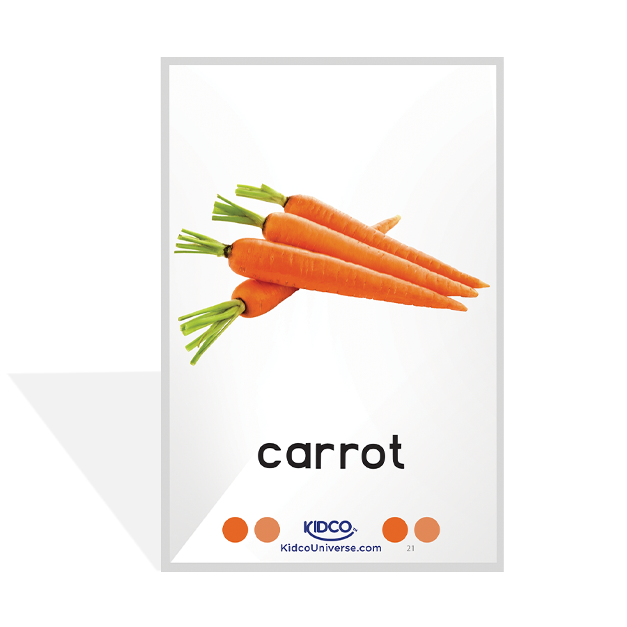 Vegetables Flash Cards