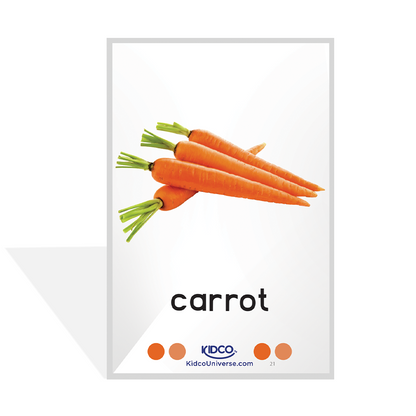 Vegetables Flash Cards