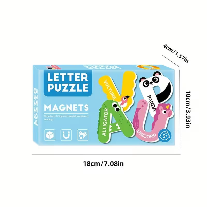 Capital Letters Magnetic Puzzles Playkit