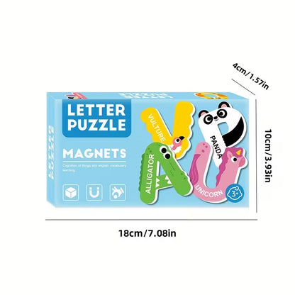 Capital Letters Magnetic Puzzles Playkit