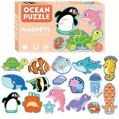 Ocean Magnetic Puzzles Playkit