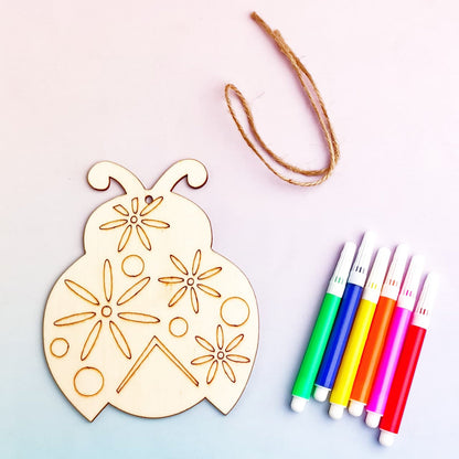 DIY Wooden Craft Colouring Set (Small)