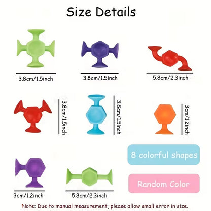 Fun Suction Silicon Building Blocks- 24 Pieces