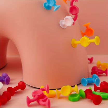 Fun Suction Silicon Building Blocks- 24 Pieces