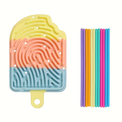Ice Cream Silicon Sensory Activity Board