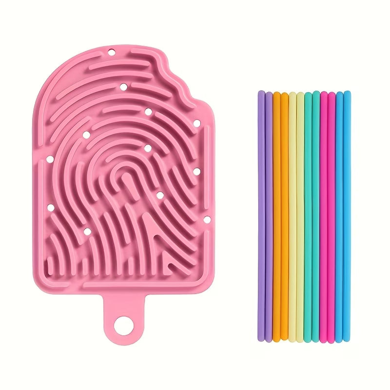 Ice Cream Silicon Sensory Activity Board