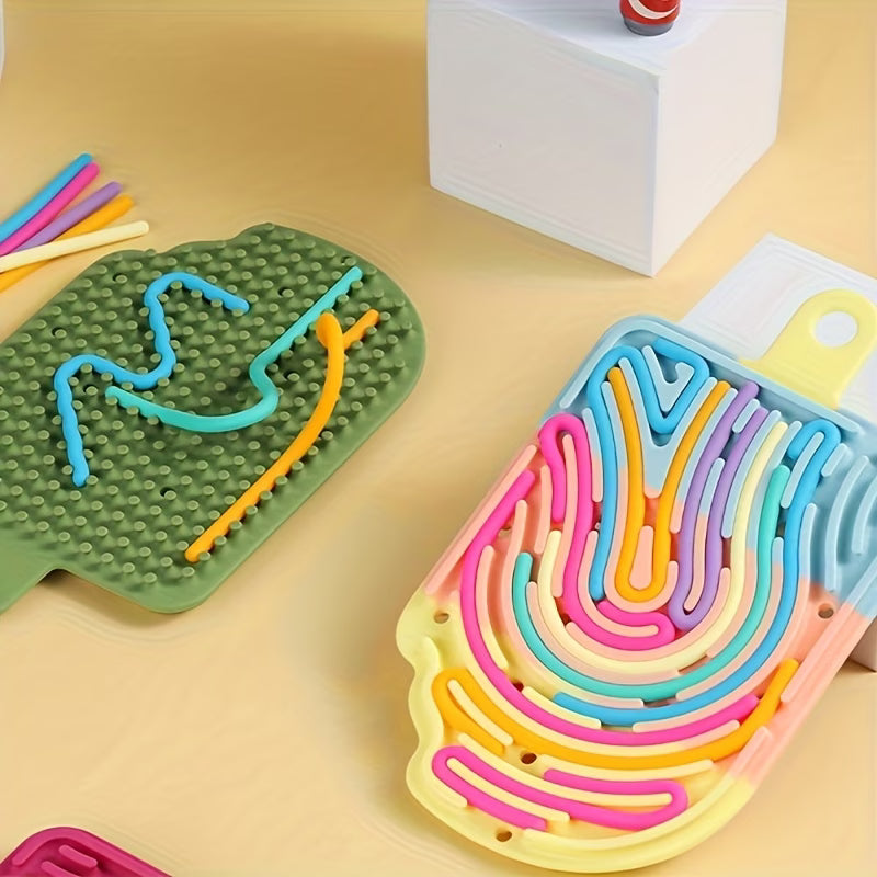 Ice Cream Silicon Sensory Activity Board