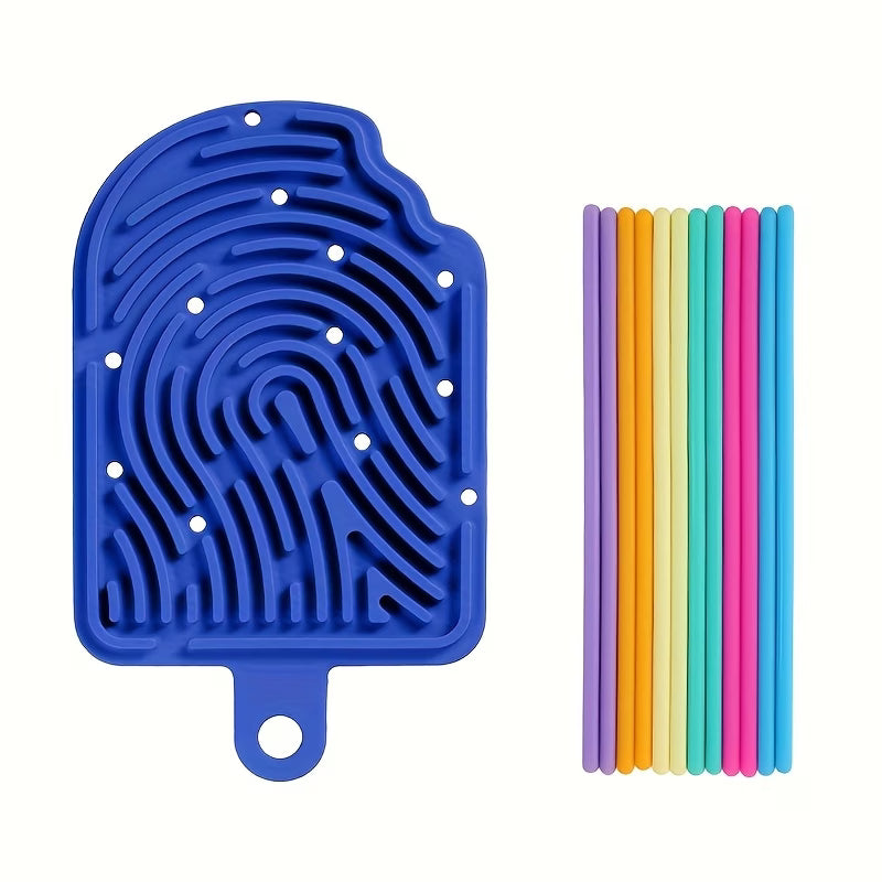 Ice Cream Silicon Sensory Activity Board