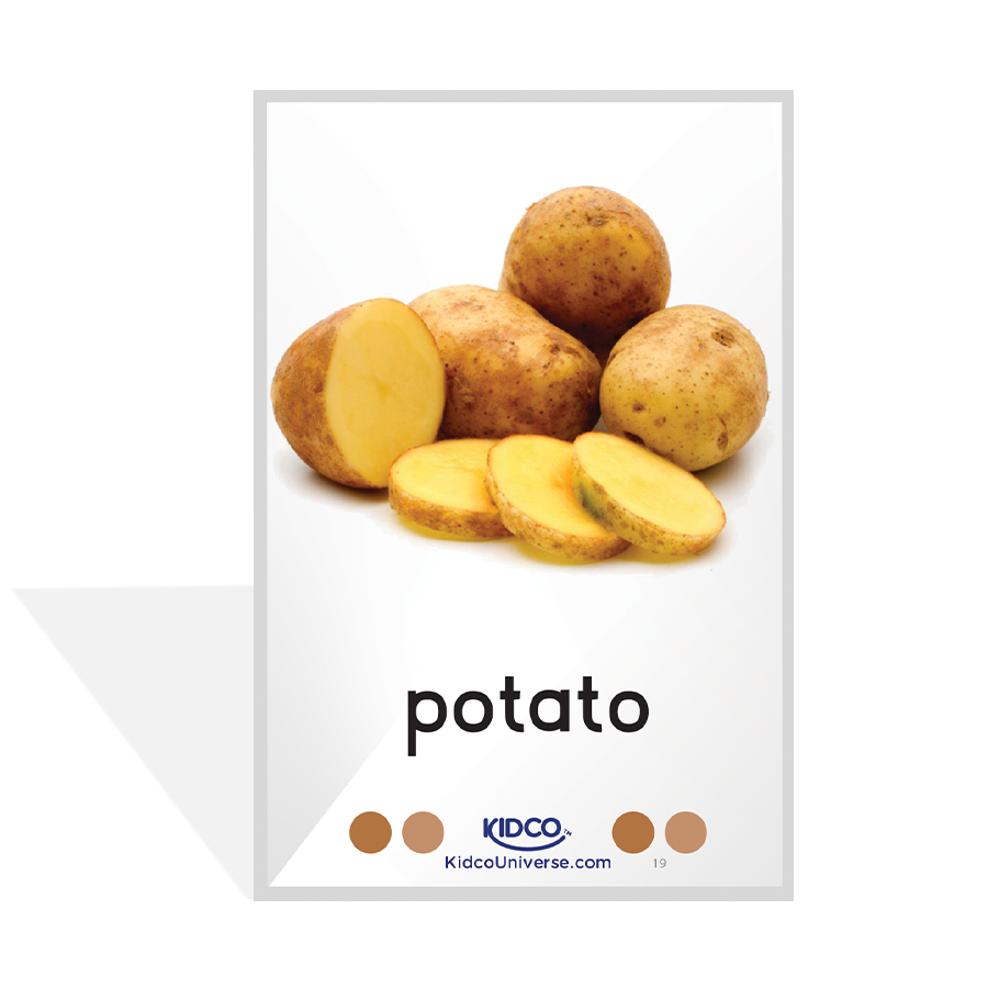 Vegetables Flash Cards
