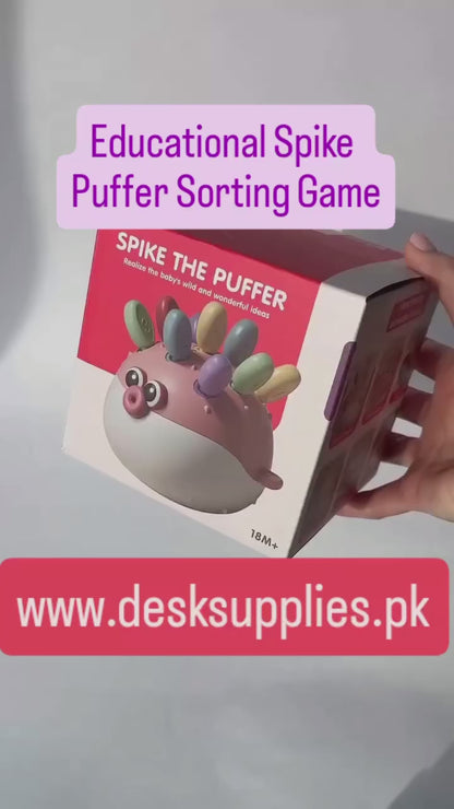 Educational Spike Puffer Sorting and Sensory Learning Toy
