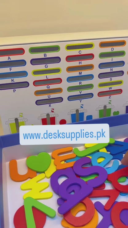 Multifunctional Spelling Learning and Alphabet/Shape Classification Game
