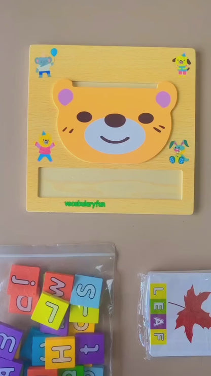 Wooden Two In One Letter Matching