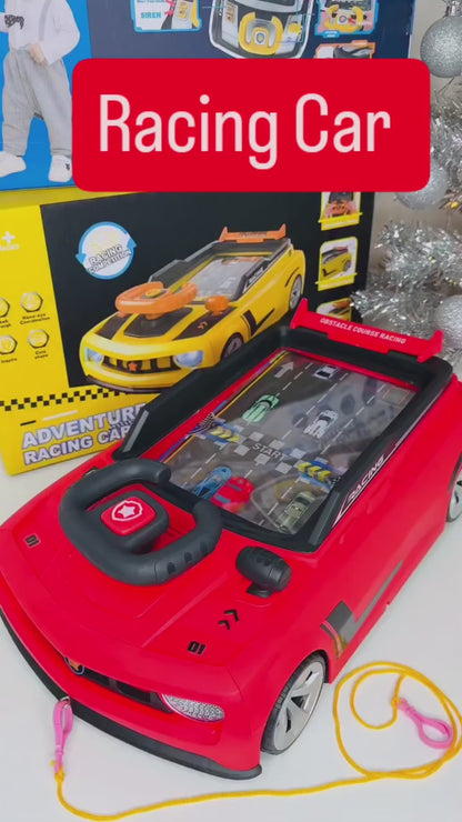 Kids Racing Adventure Car Steering Wheel Toy with Music and Light – Interactive Driving Simulation Game for Kids