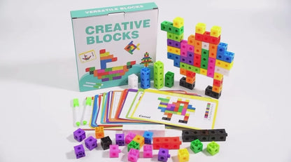 STEM Math Linking Interlinking Cubes Early Learning Activity Set