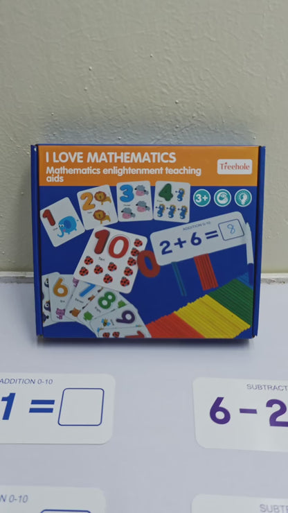 Wooden I Love Mathematics – Learning Kit