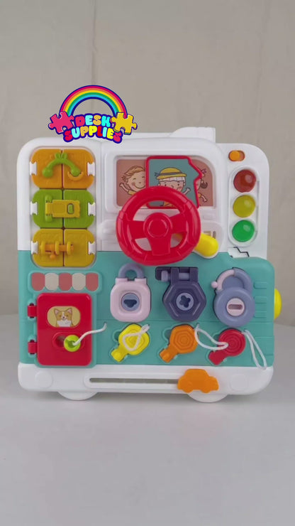 Multifunctional Busy and Sensory Board with Light and Sound