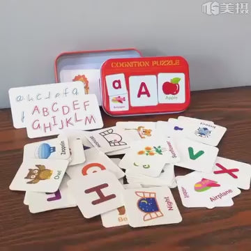 Alphabet Cognition Flash Cards (Tinbox)