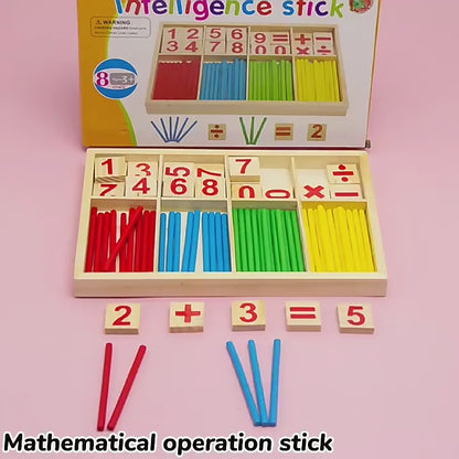 Wooden Math Intelligence Sticks