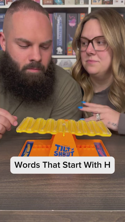 Tilt 'n' Shout: A Speedy Seasaw Family Board Game